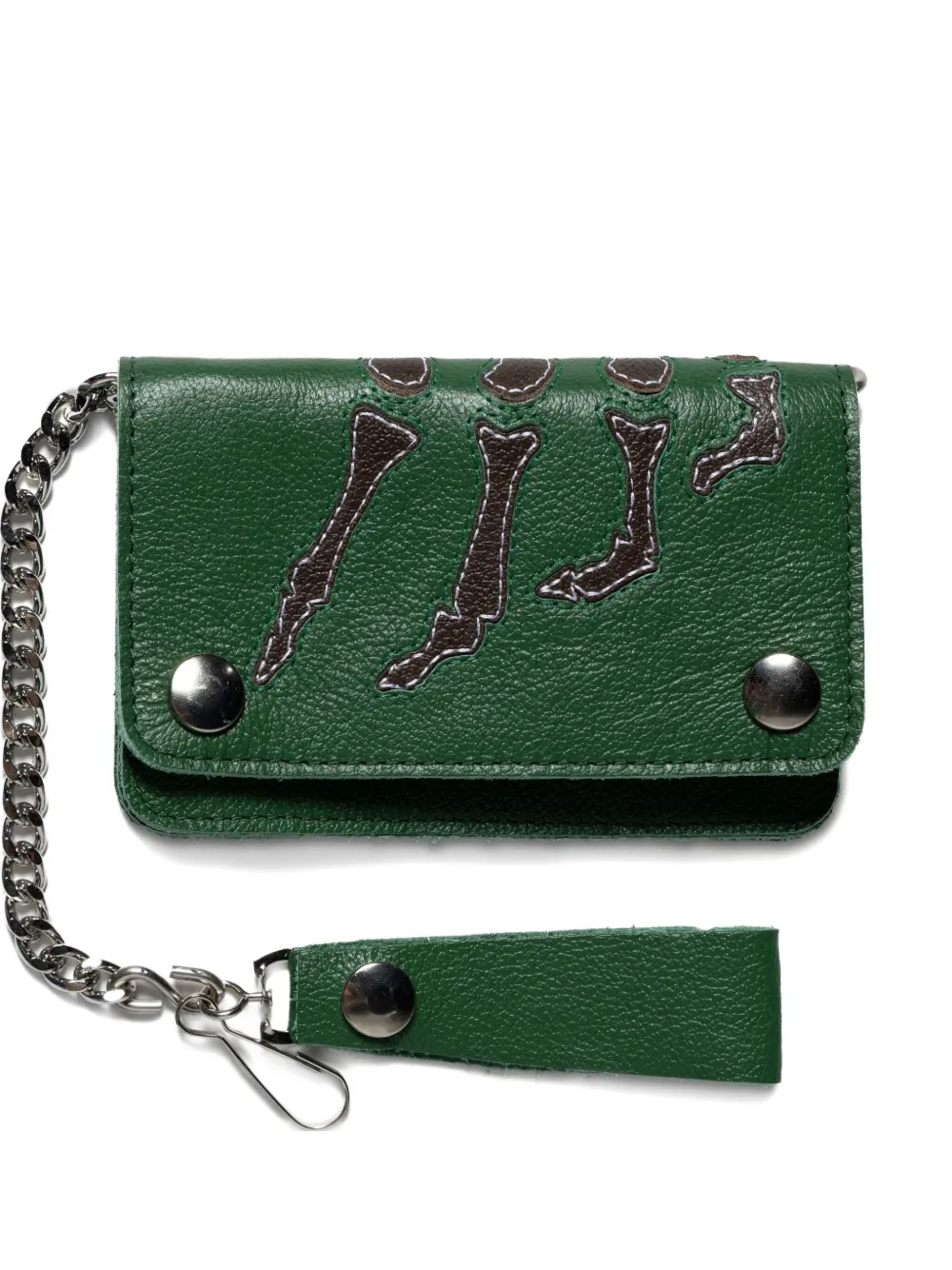 Awake NY Vanson Bones chain wallet | Green | Image 1