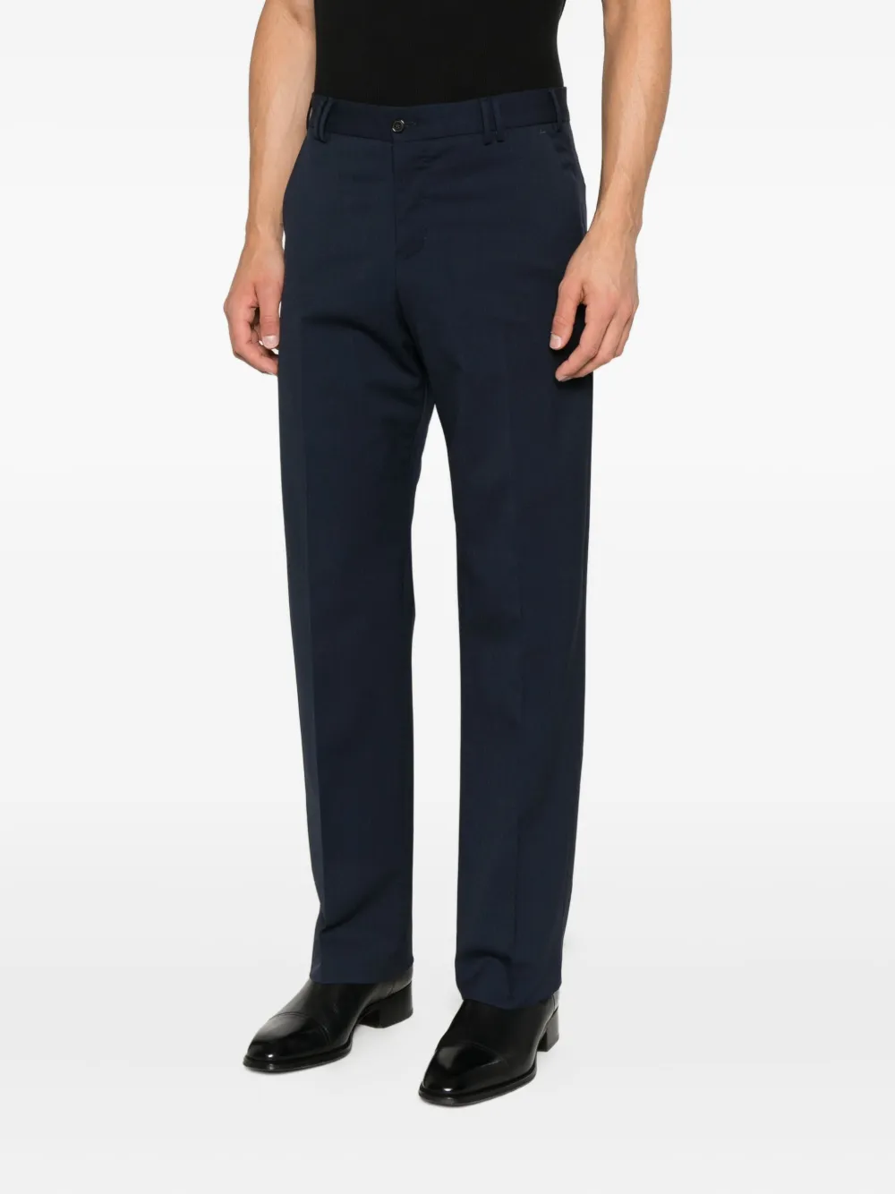 PT Torino Wollen broek Blauw