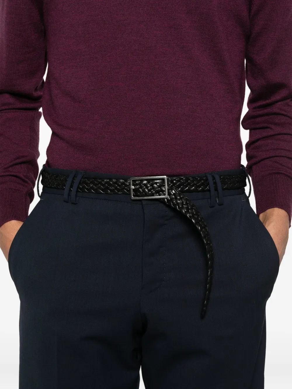 PT Torino Wollen broek Blauw