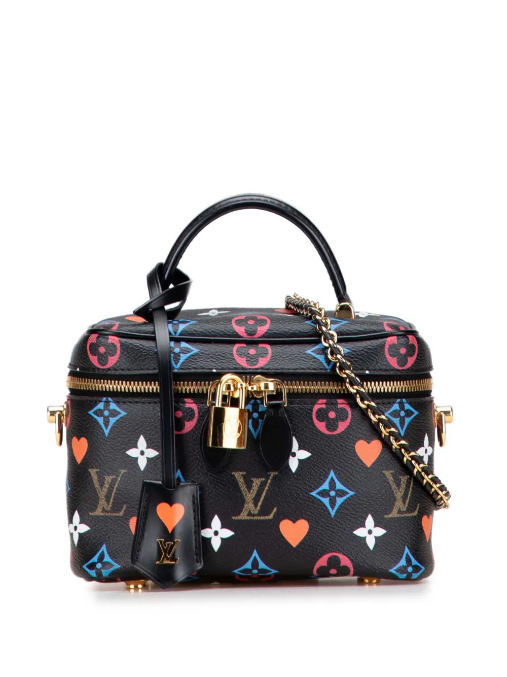 Louis Vuitton Pre-Owned 2020 Monogram Game On Case PM vanity bag | Black | Image 1