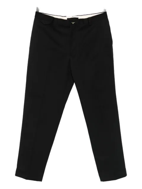 Dell'oglio pantalones de vestir con dobladillo vuelto