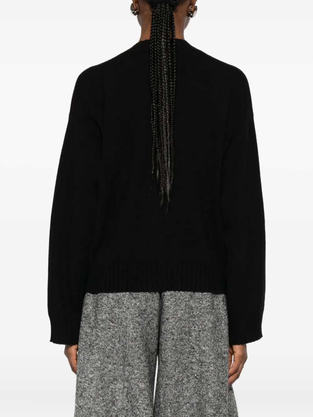 Fabiana Filippi V-neck Cardigan In Black