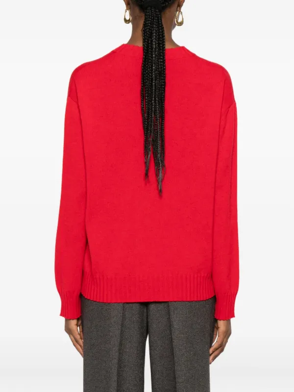 Fabiana Filippi Vネック セーター | レッド | FARFETCH JP