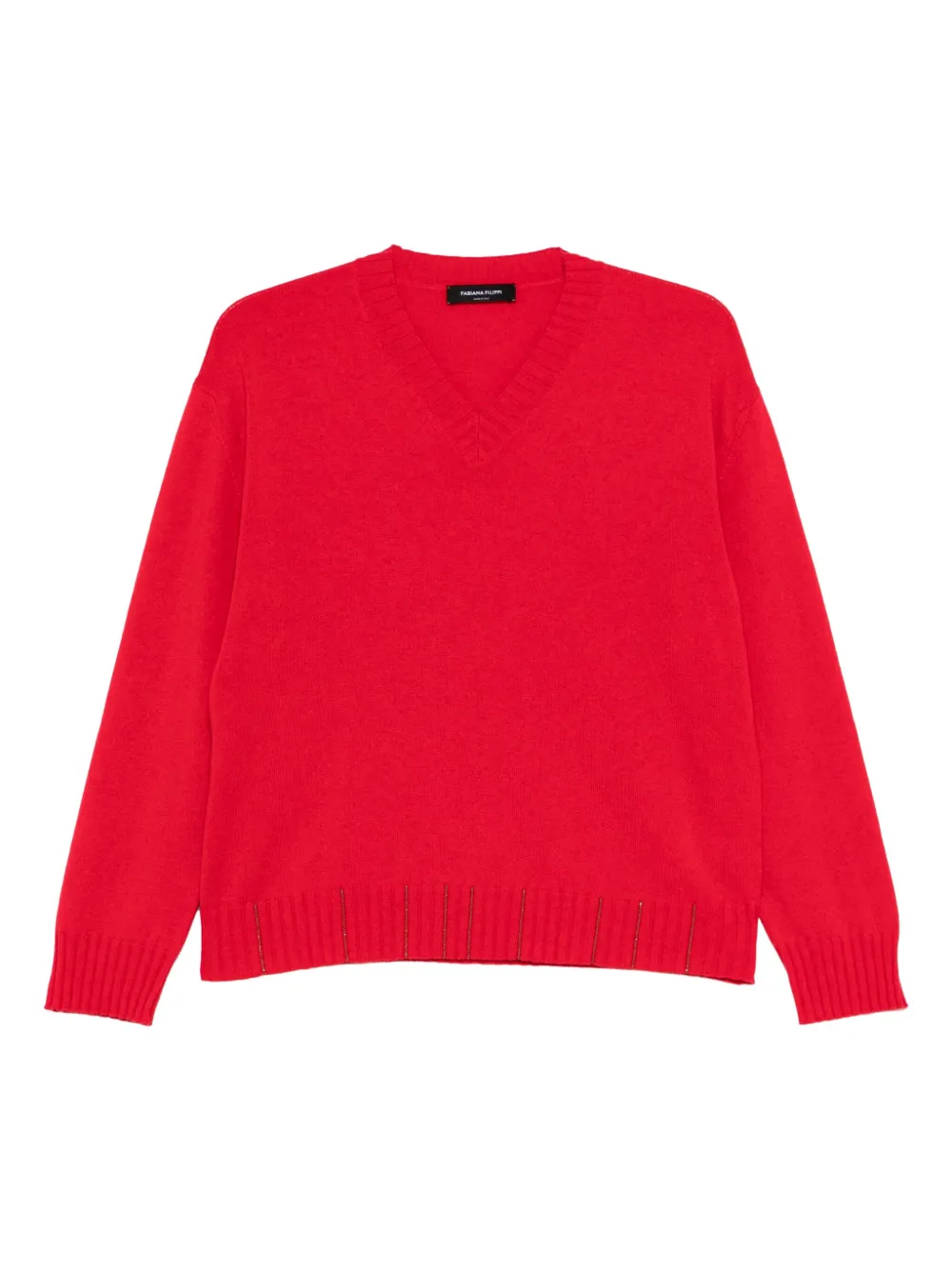 Fabiana Filippi V-neck sweater - Rot