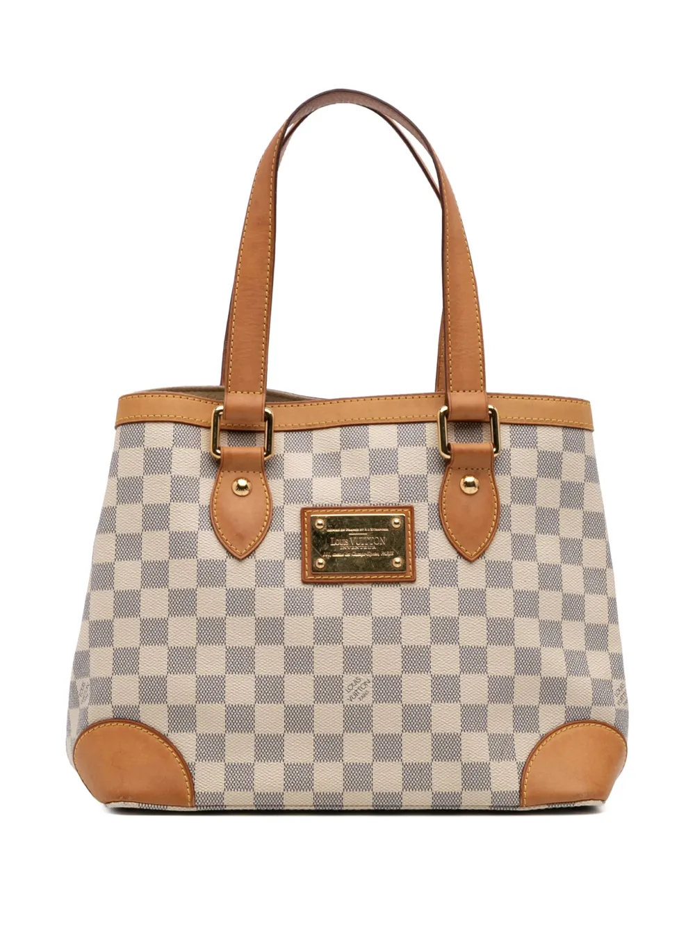 Louis Vuitton Pre-Owned 2010 Damier Azur Hampstead PM tote bag - Bianco