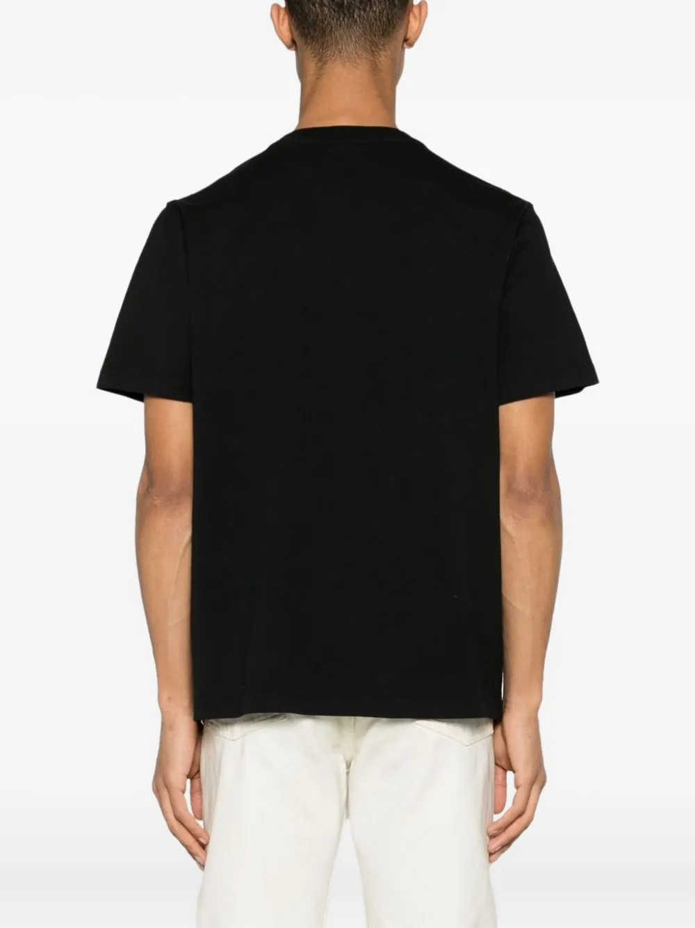 Maison Kitsuné T-shirt met logo Zwart