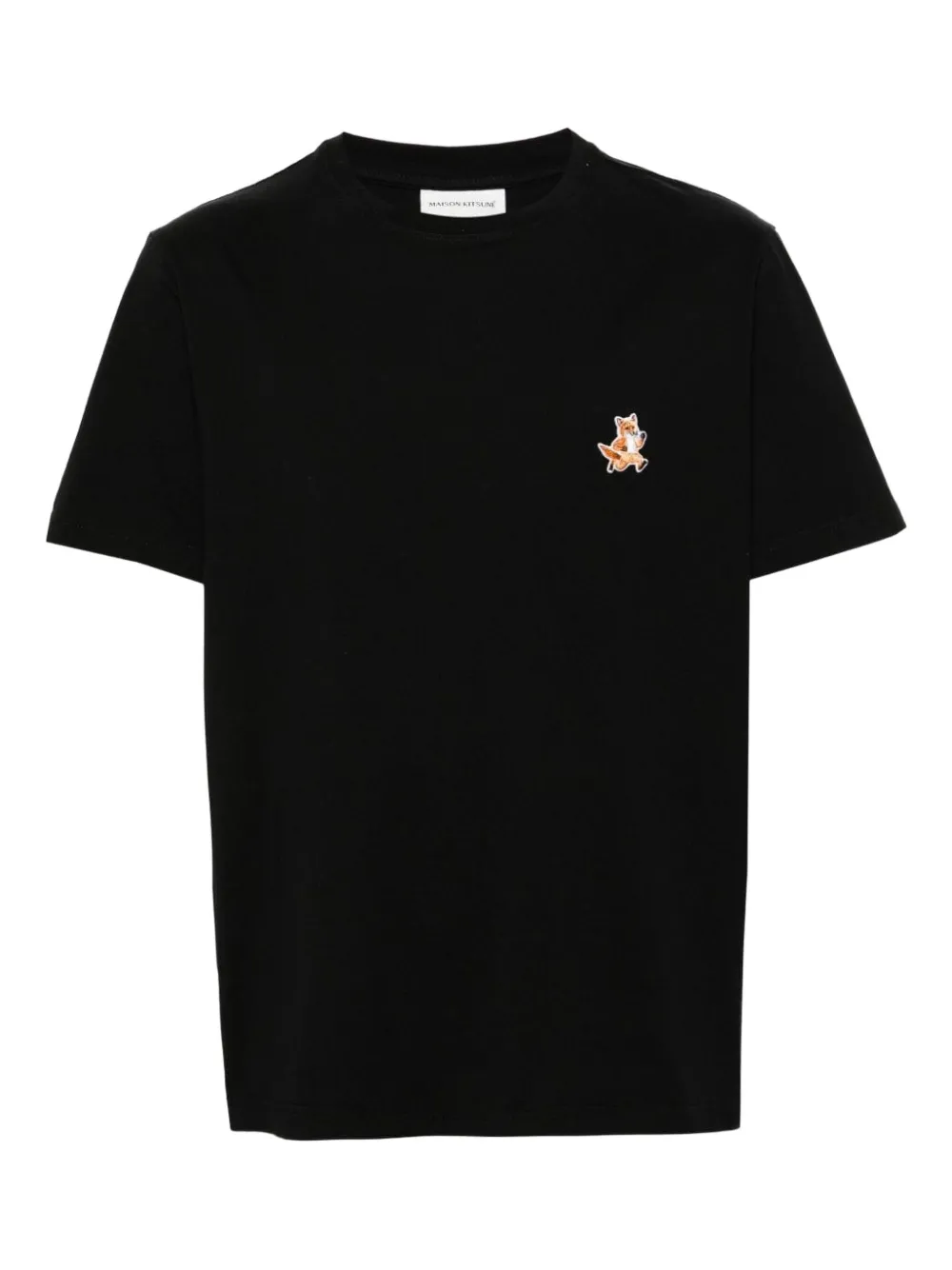 Maison Kitsuné logo t-shirt | Black | Image 1