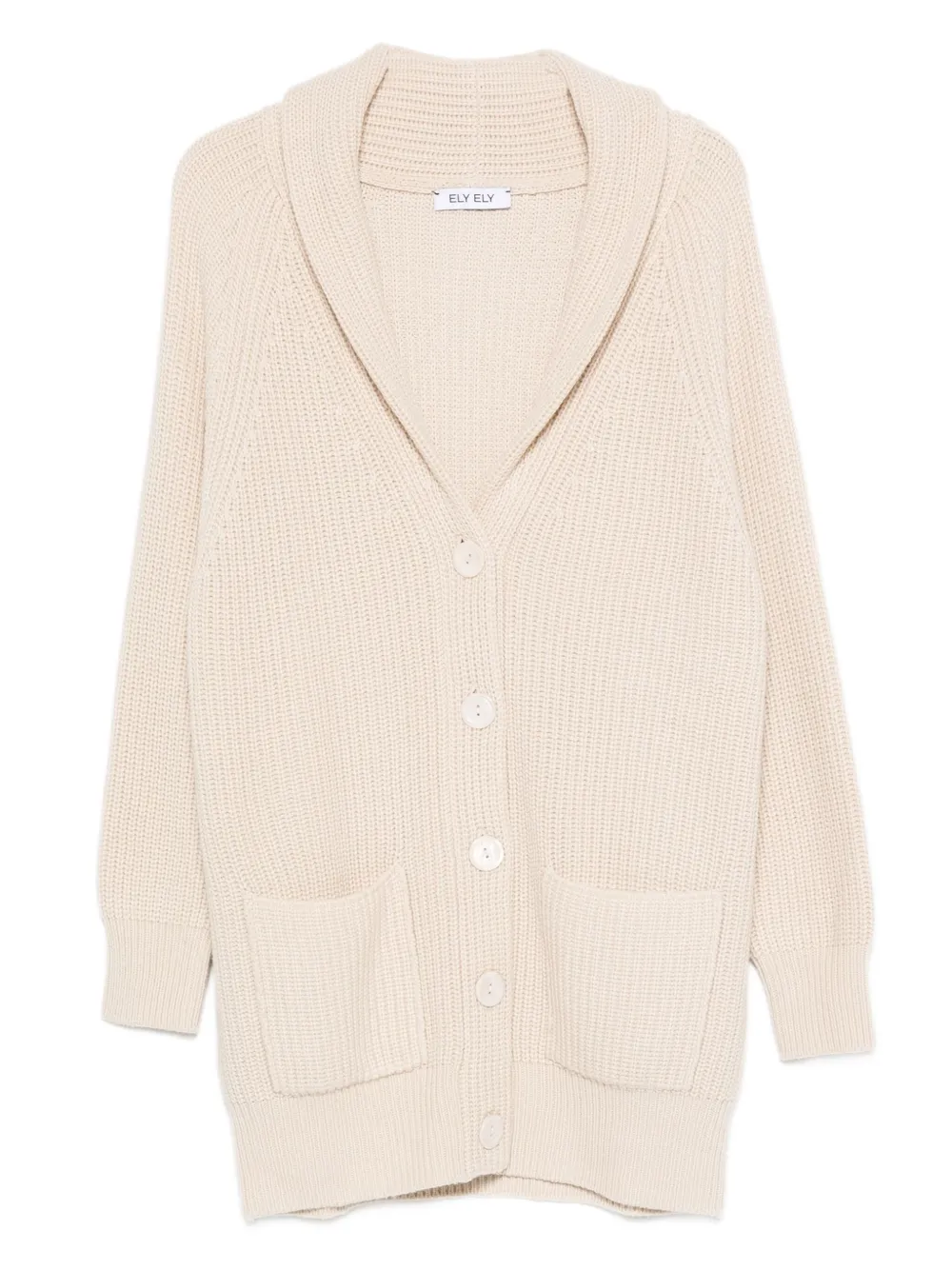 ELY ELY cable button cardigan | Neutrals | Image 1