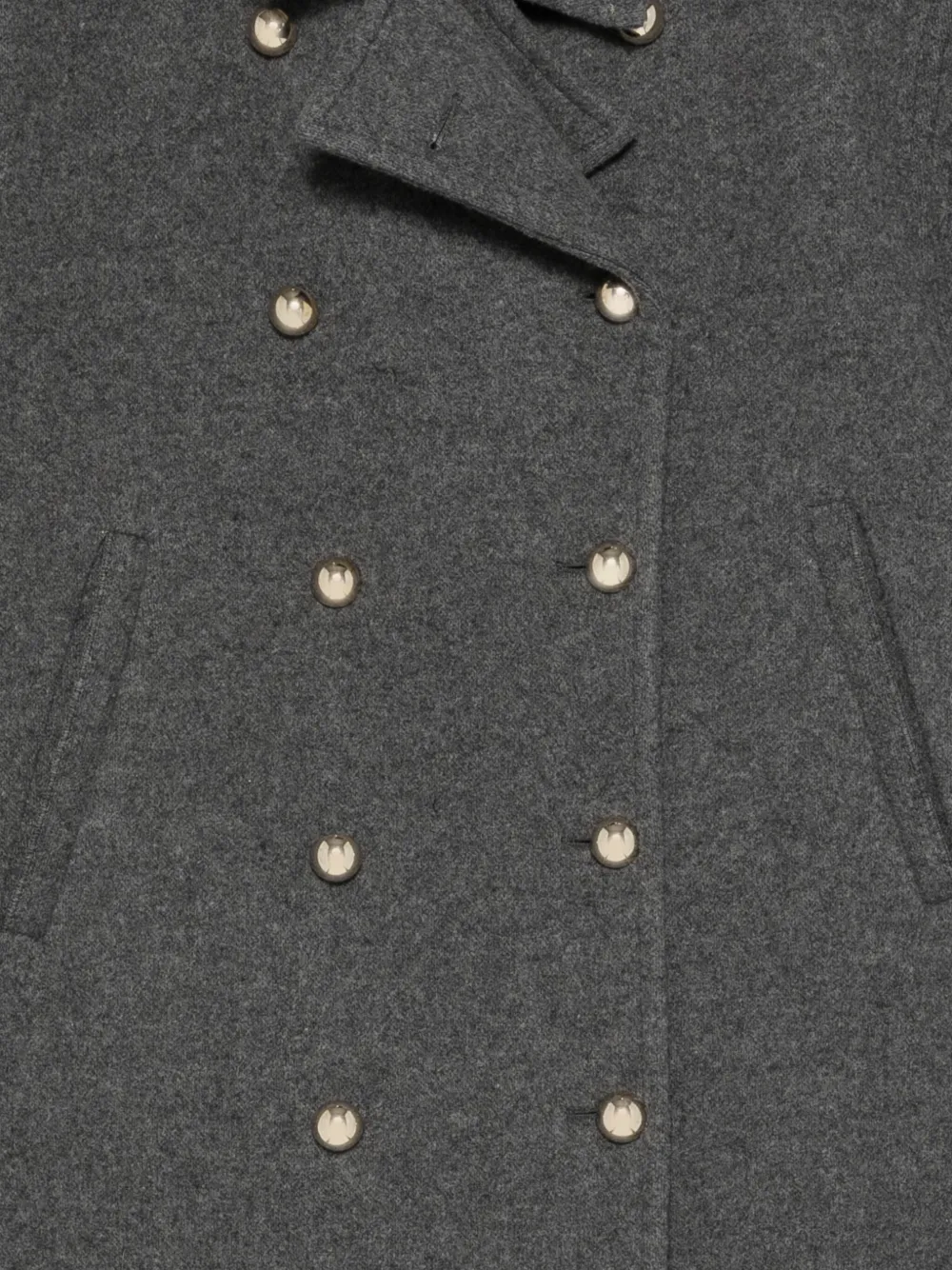 Caban Double-Breasted Coat