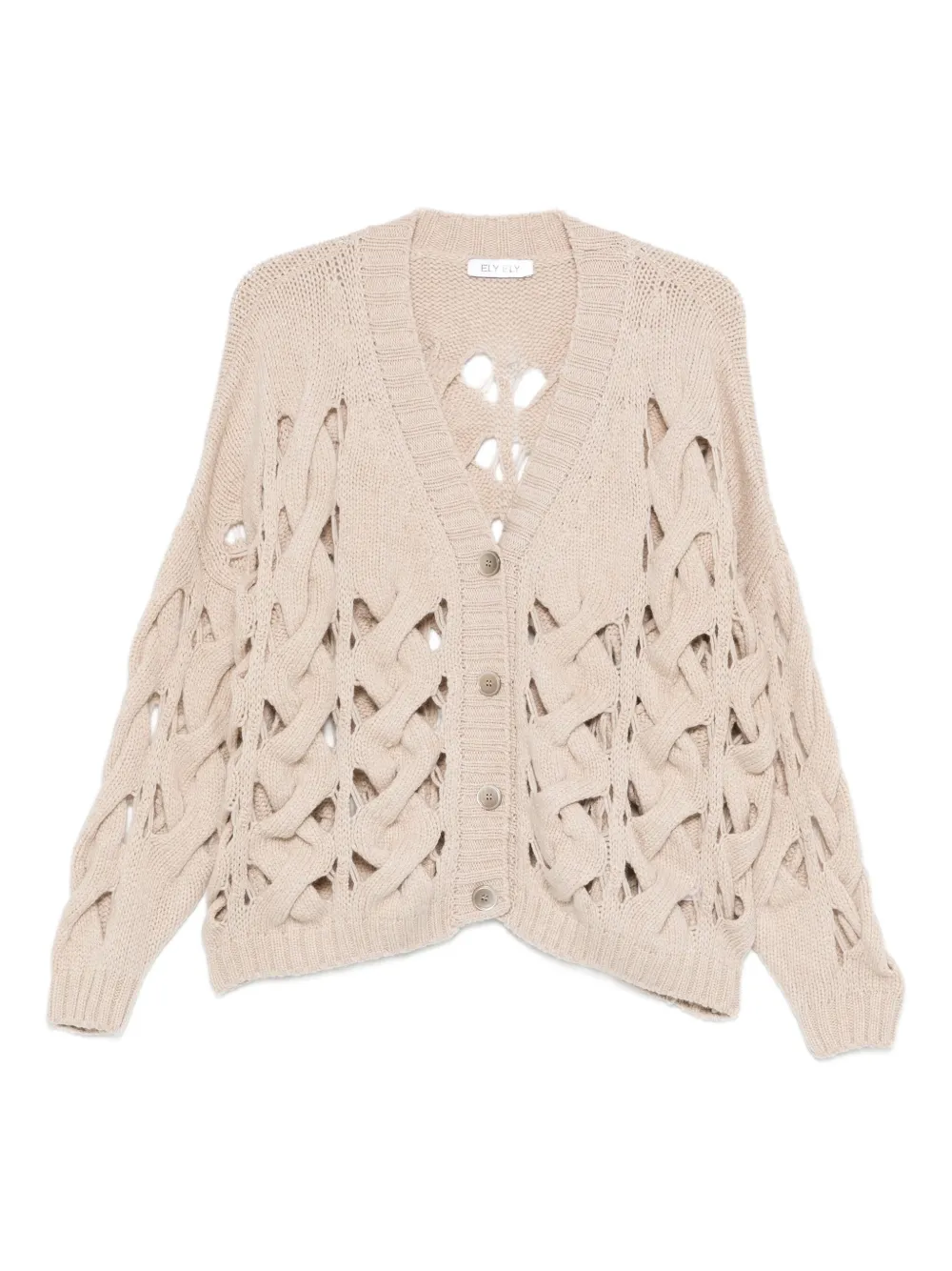 ELY ELY Alanis buttoned cardigan | Neutrals | Image 1