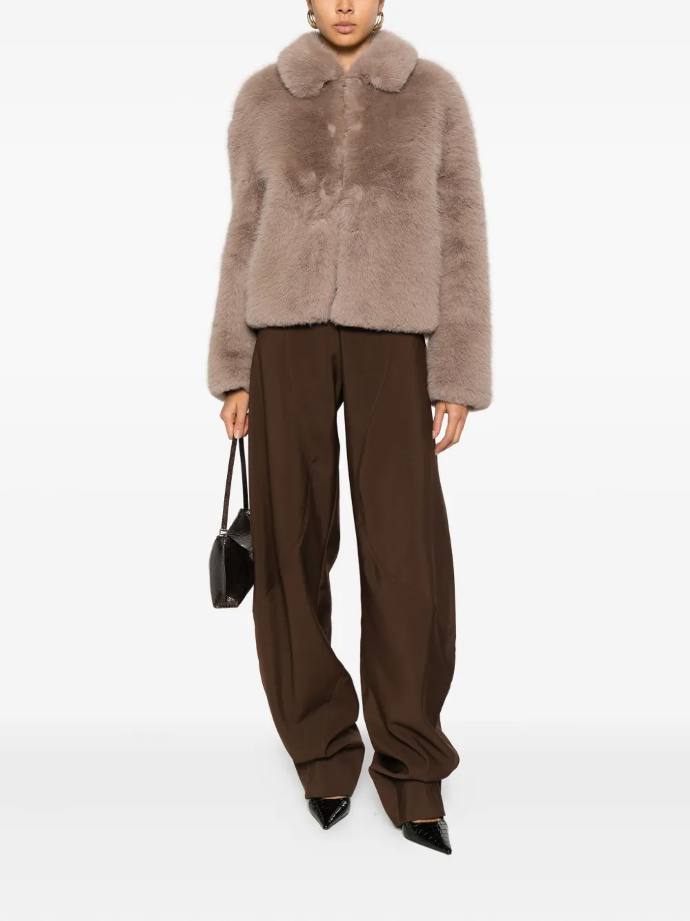 Circus Hotel collared jacket | Faux Fur & Shearling Jackets | Image 2