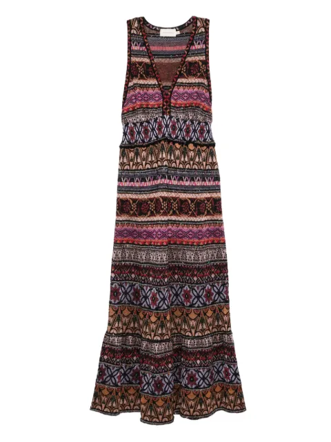 Cecilia Prado Celia geometric pattern v-neck dress