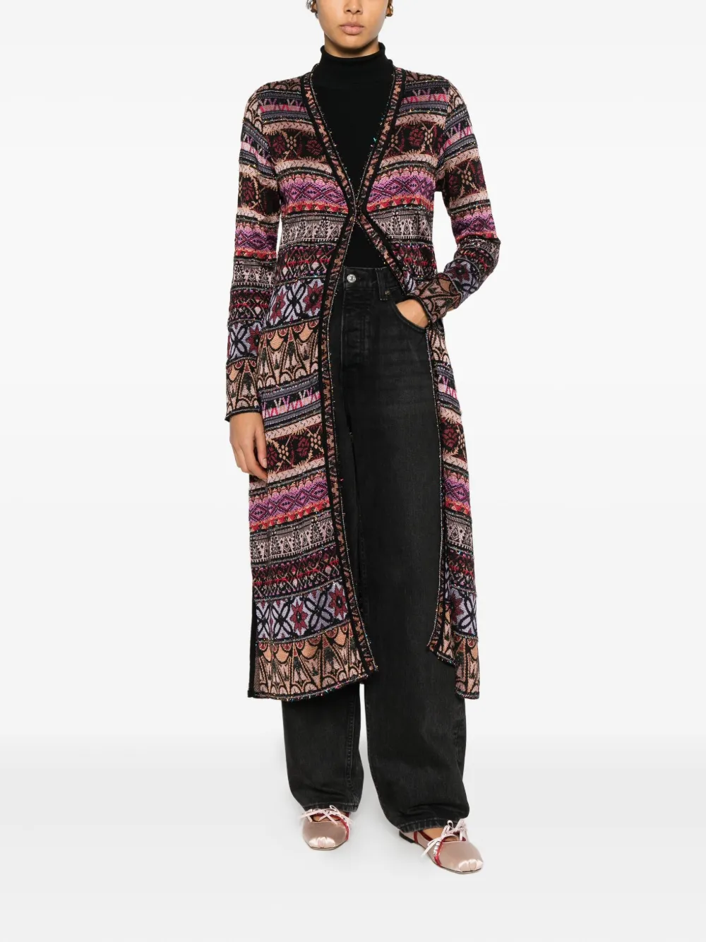 Cecilia Prado Cecilia patterned cardi-coat | Single Breasted Coats | Image 2
