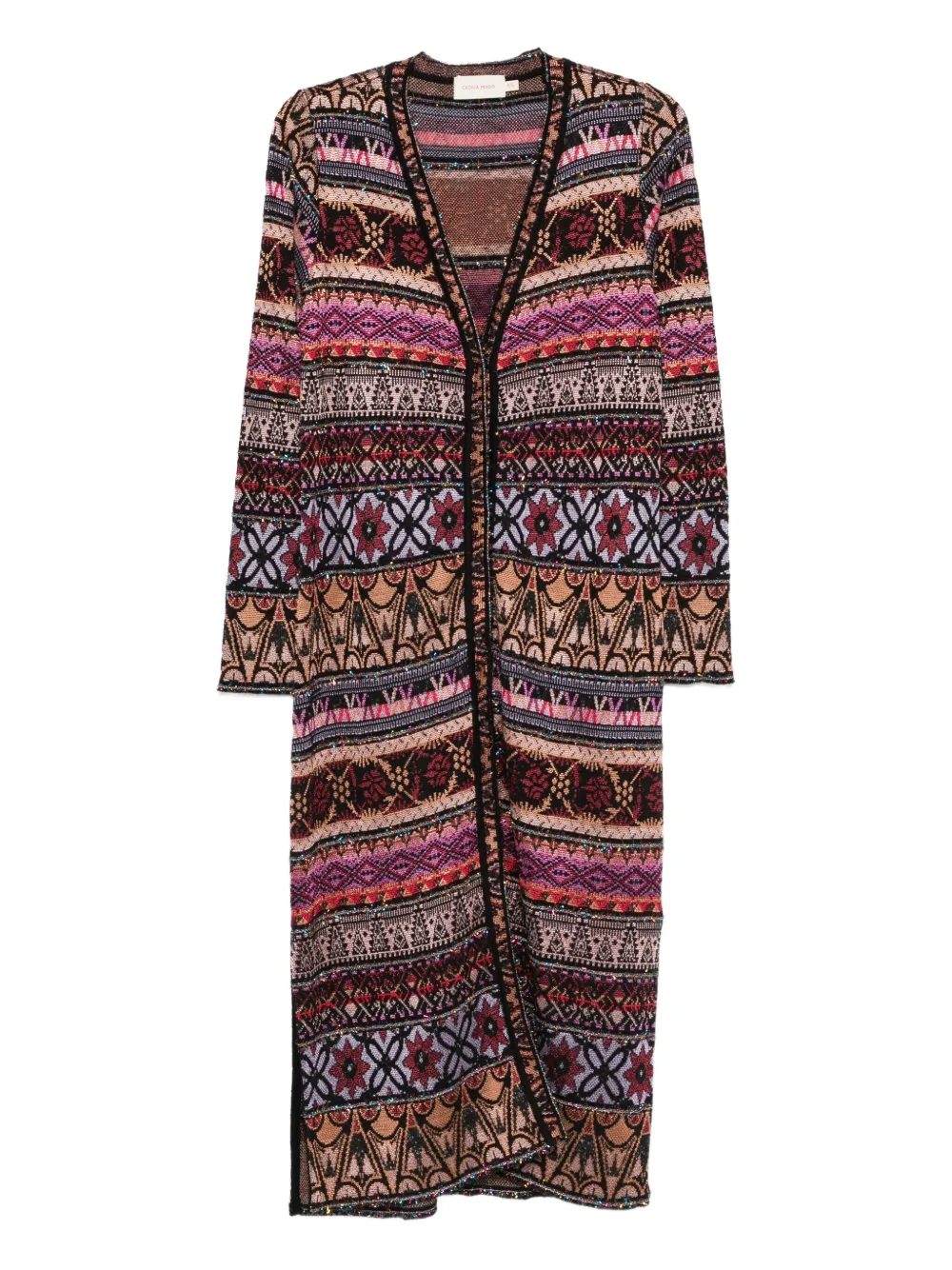 Cecilia Prado Cecilia patterned cardi-coat | Black | Image 1