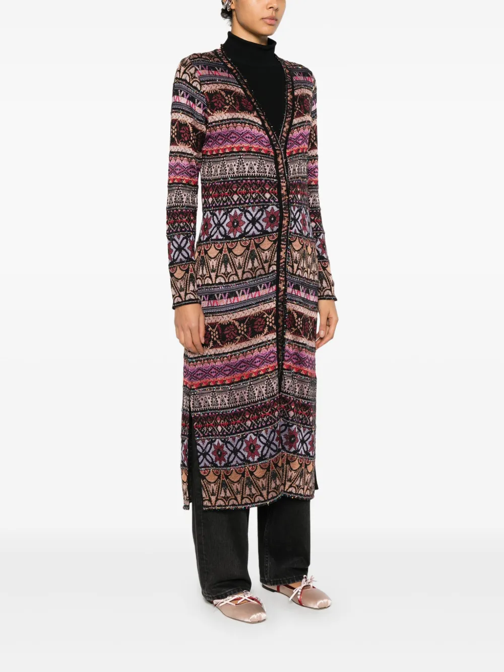 Cecilia Prado Cecilia Patterned Cardi-coat In Multi