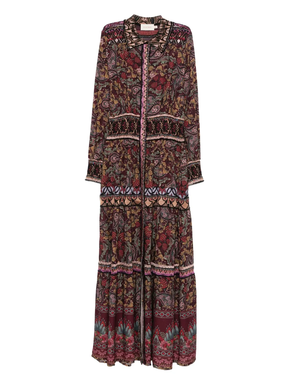 Cecilia Prado Franciele floral tiered dress | Purple | Image 1