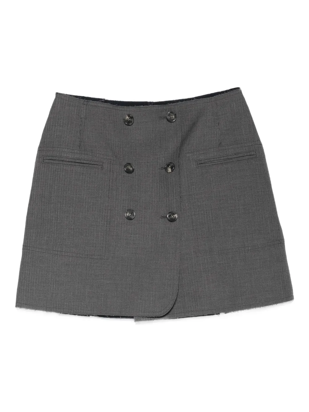 Iceberg reversible pinstripe mini skirt | Grey | Image 1