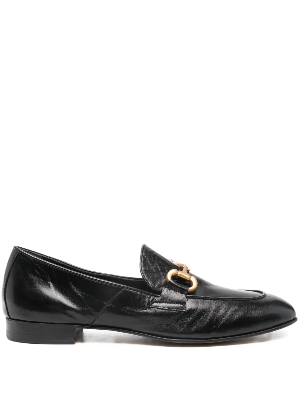 Mara bini Leren loafers Zwart