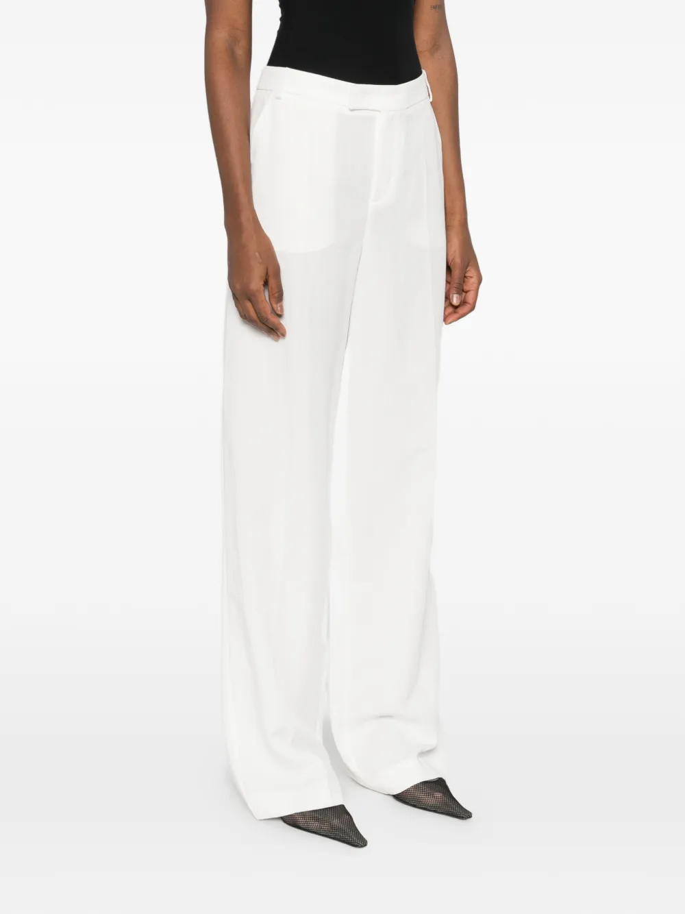  Blumarine Wide-leg Trousers - White 