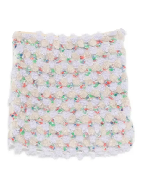 Blumarine Boucle mini skirt