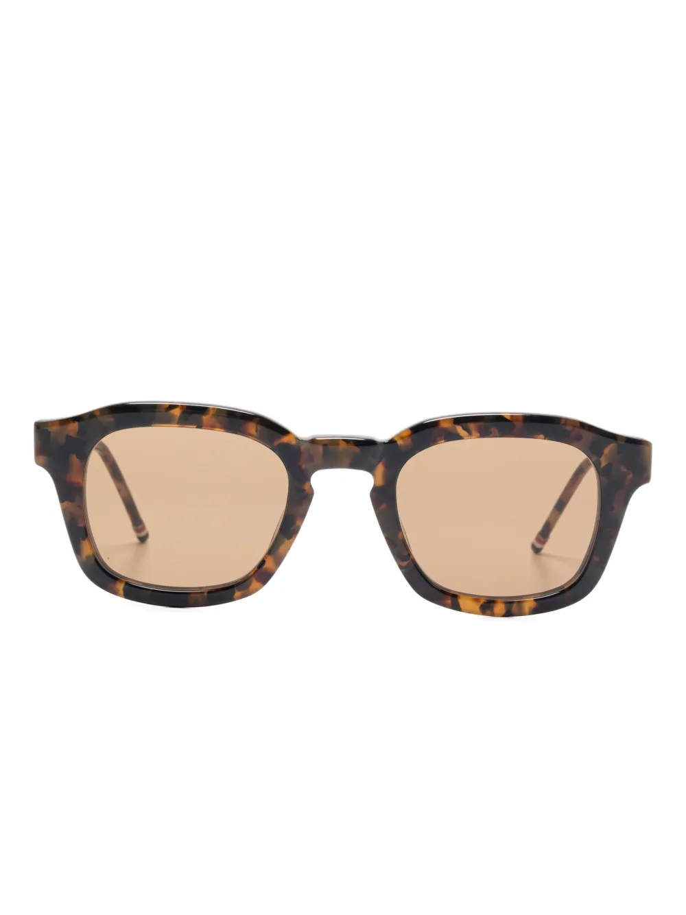 Thom Browne Eyewear tortoiseshell-effect sunglasses | Brown | Image 1
