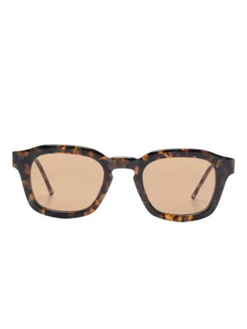 Thom Browne Eyewear lentes de sol con armazón estilo carey