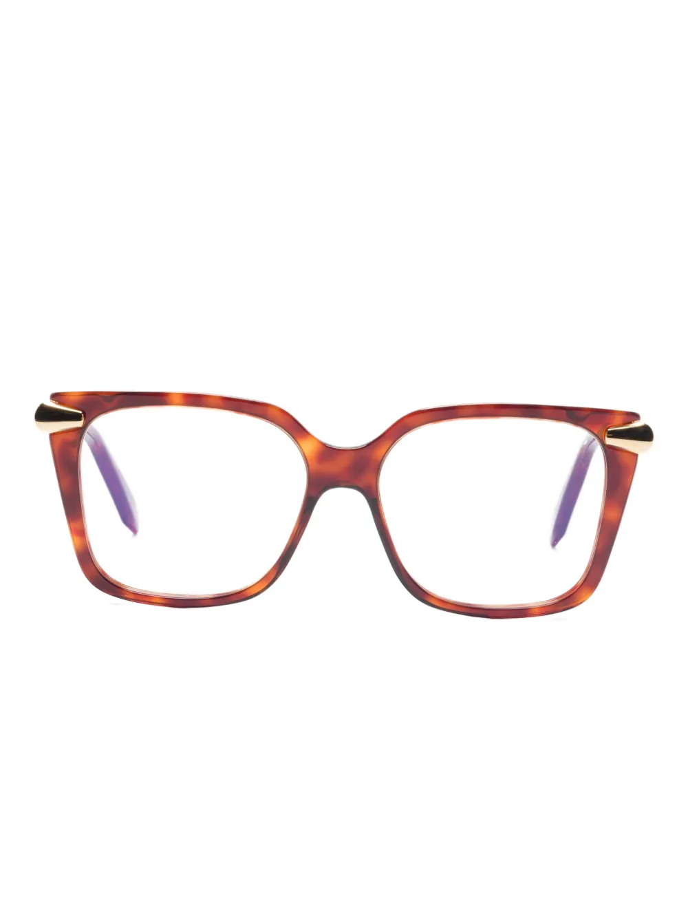 Bvlgari square-frame glasses | Brown | Image 1