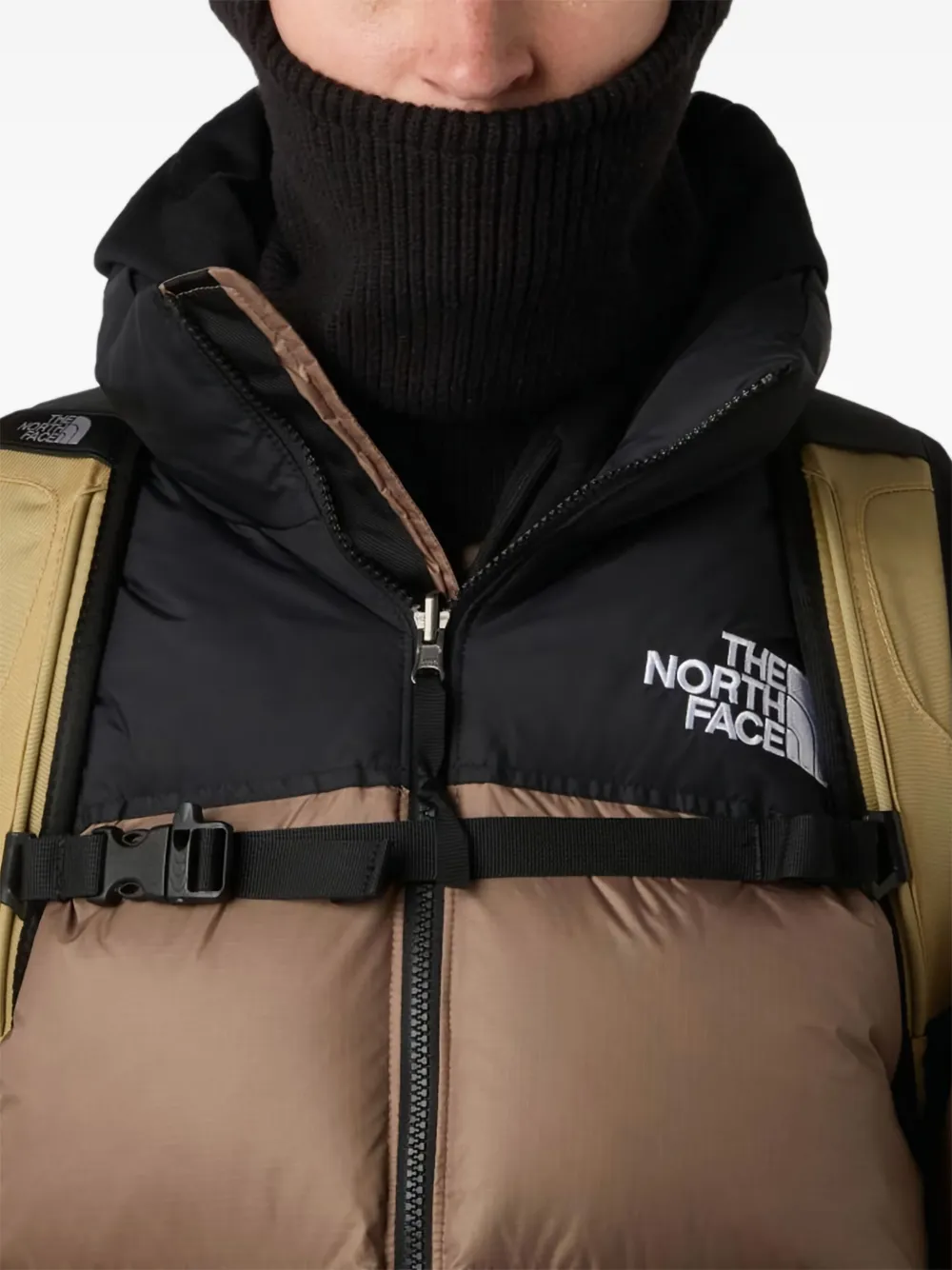 The North Face logo-patch balaclava - Zwart