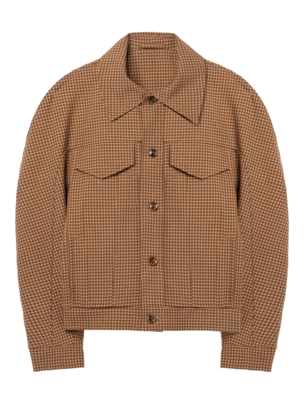 Séfr sobrecamisa Matthieu a cuadros | marrón | Image 1