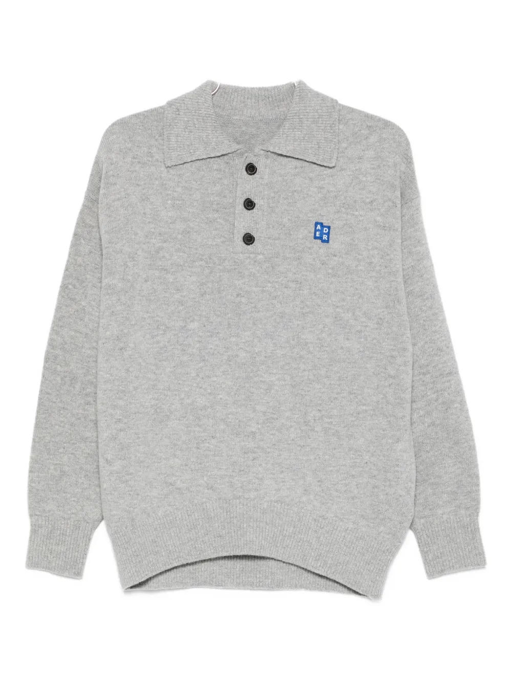 Ader Error buttoned polo shirt | Grey | Image 1