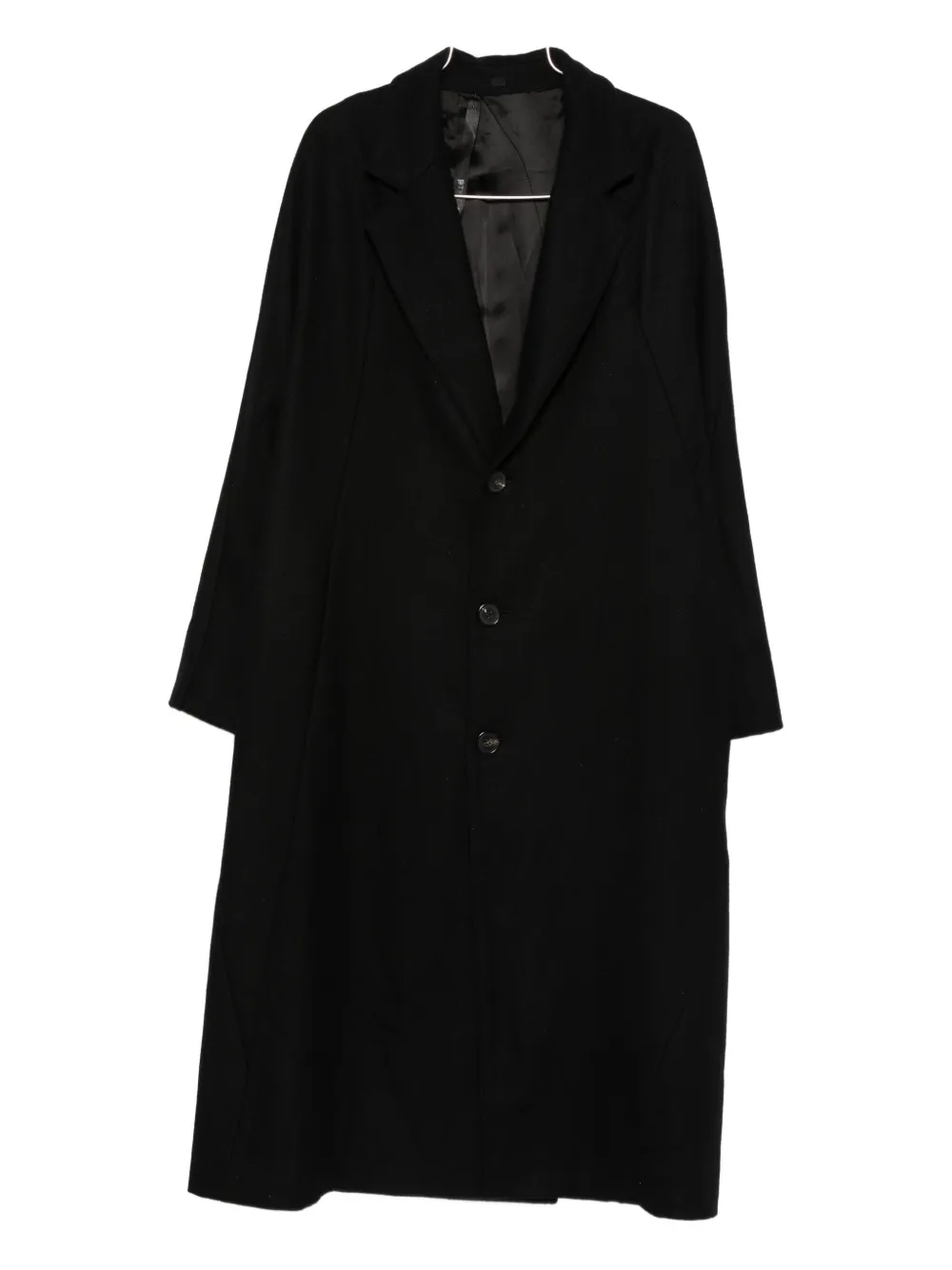 Leon Emanuel Blanck buttoned overcoat | Black | Image 1