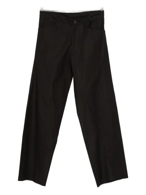 Leon Emanuel Blanck frayed-hem trousers