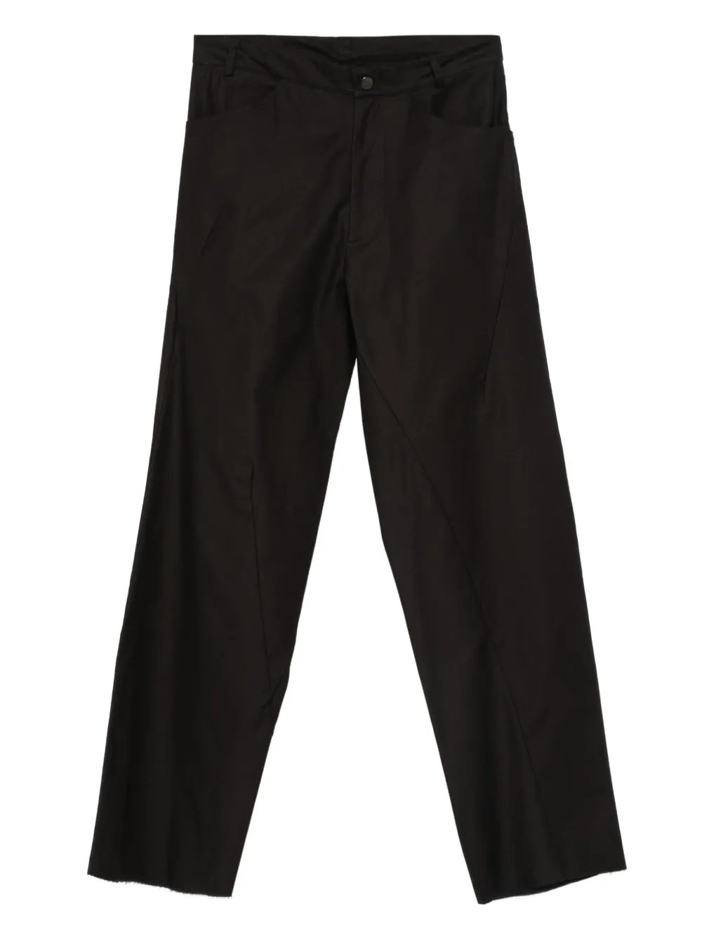 Leon Emanuel Blanck frayed-hem trousers | Black | Image 1