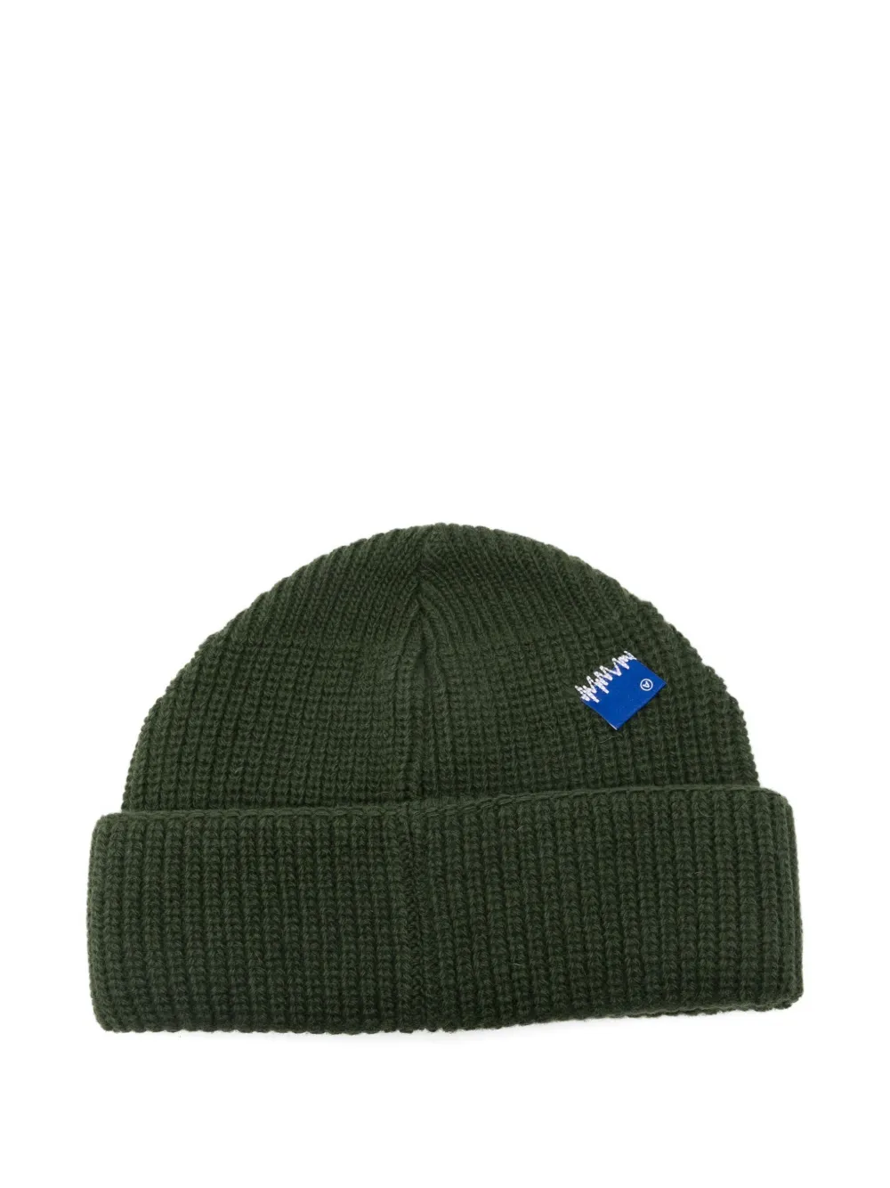 Ader Error ribbed logo-patch beanie | Men | Image 2