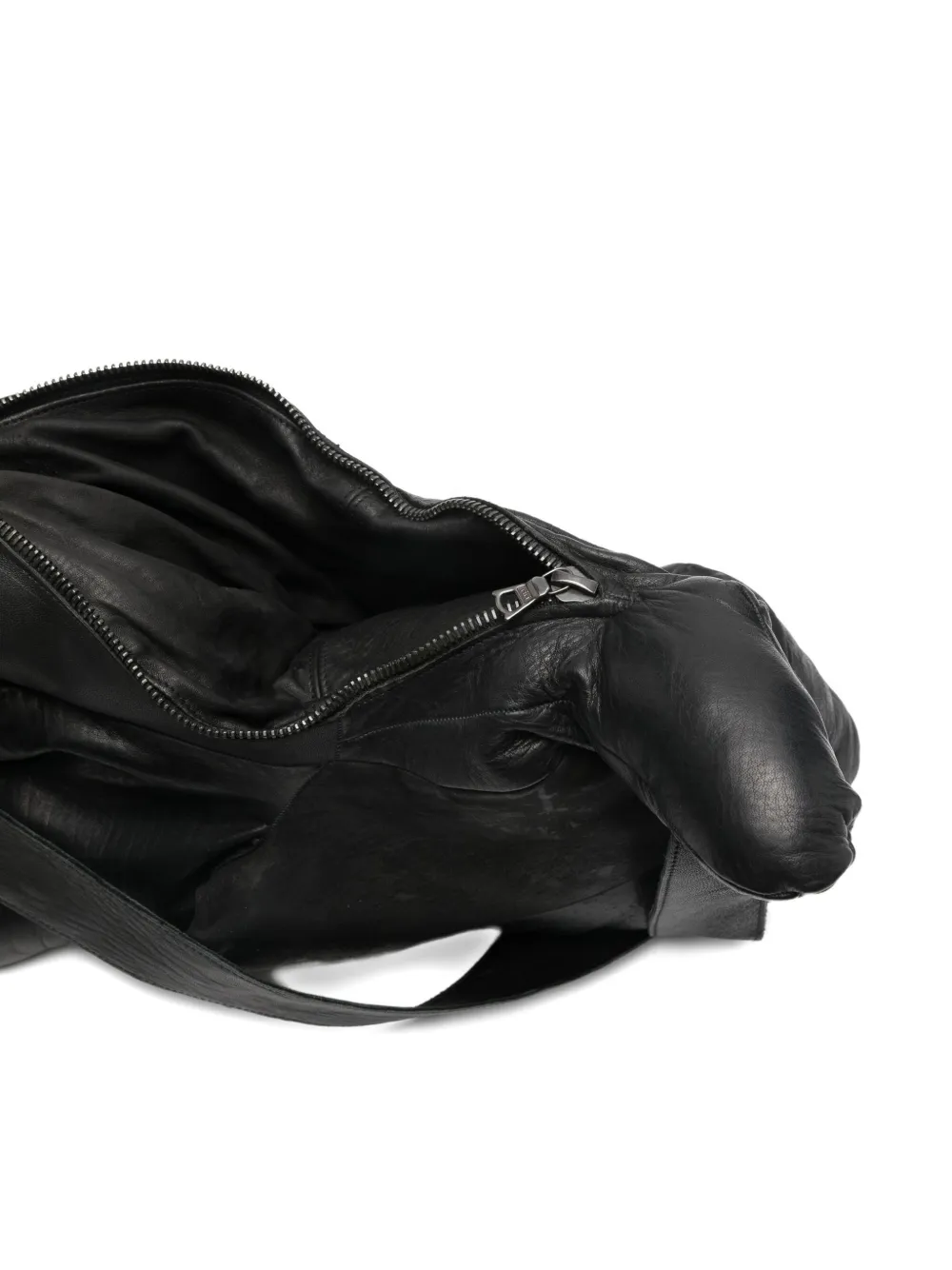 Leon Emanuel Blanck Hand Zip Backpack In Black