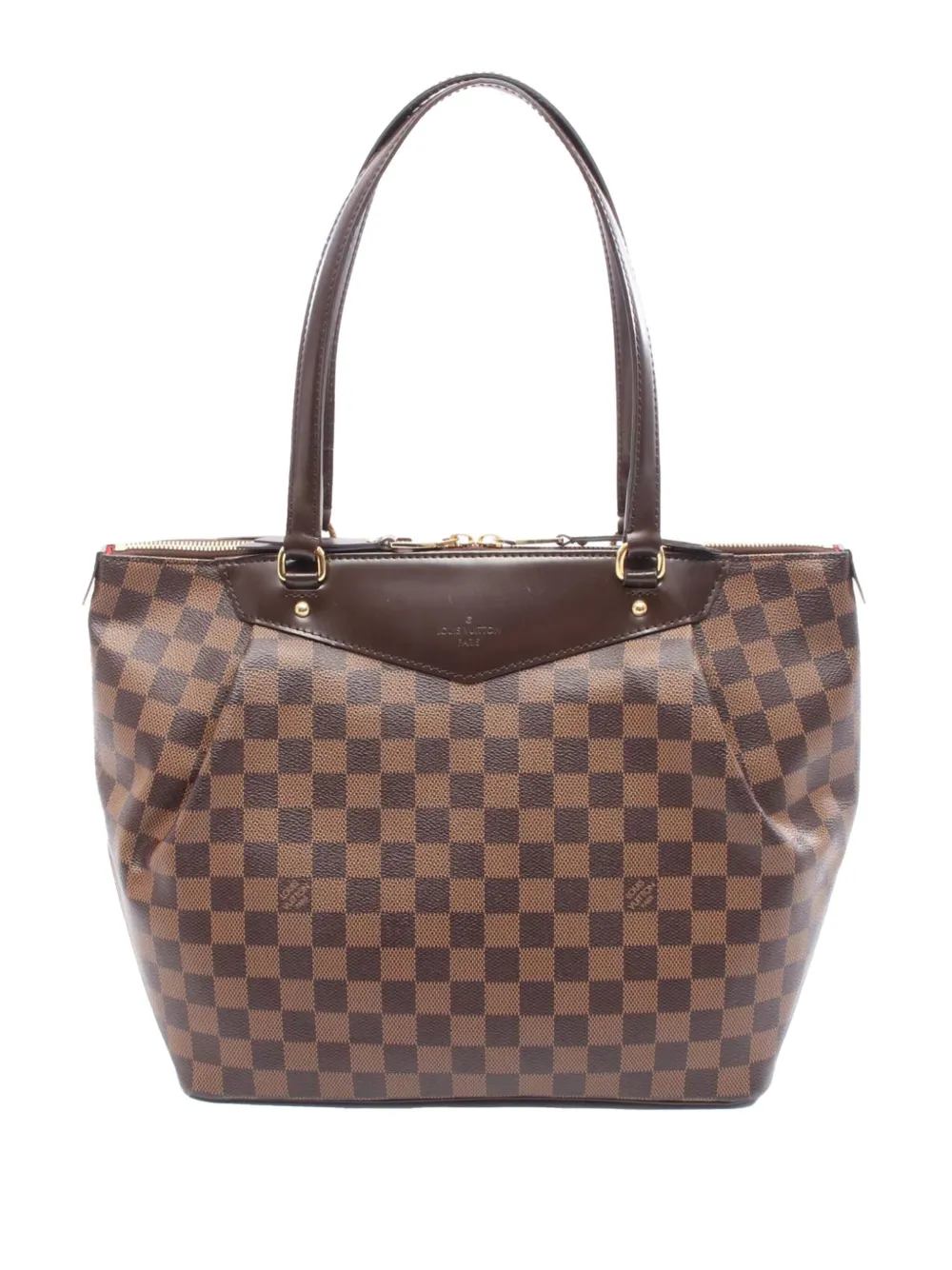 Louis Vuitton Pre-Owned 2012 ダミエ エベヌ ウエストミンスター GM ショルダーバッグ - ブラウン Louis Vuitton Pre-Owned 2012 ダミエ エベヌ ウエストミンスター GM ショルダーバッグ - ブラウン