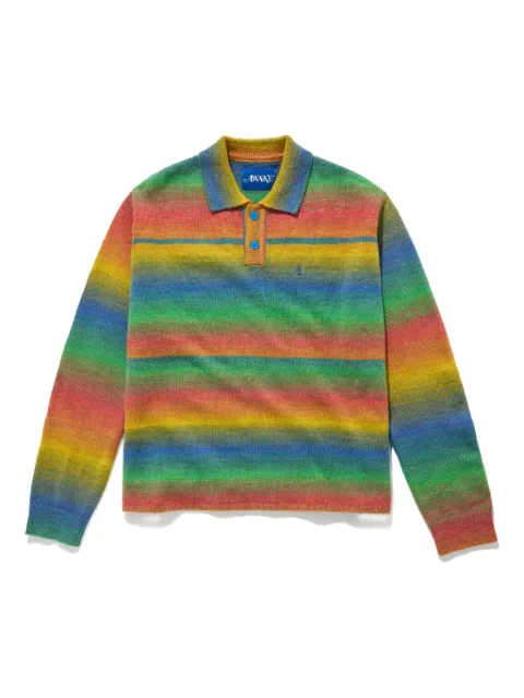 Awake NY gradient-effect polo shirt