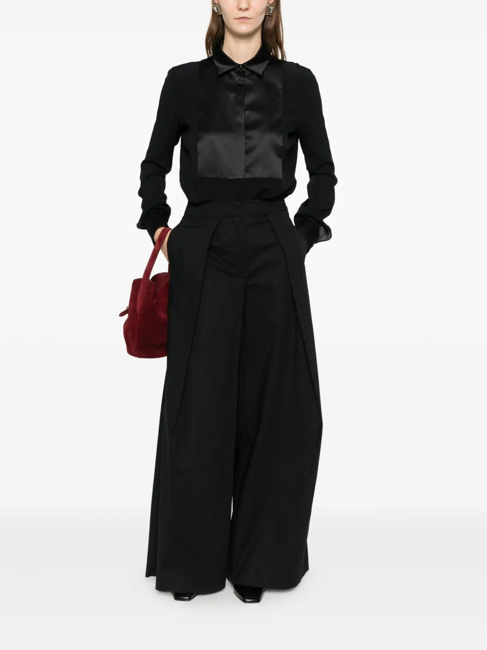 PT Torino Blouse met lange mouwen - Zwart