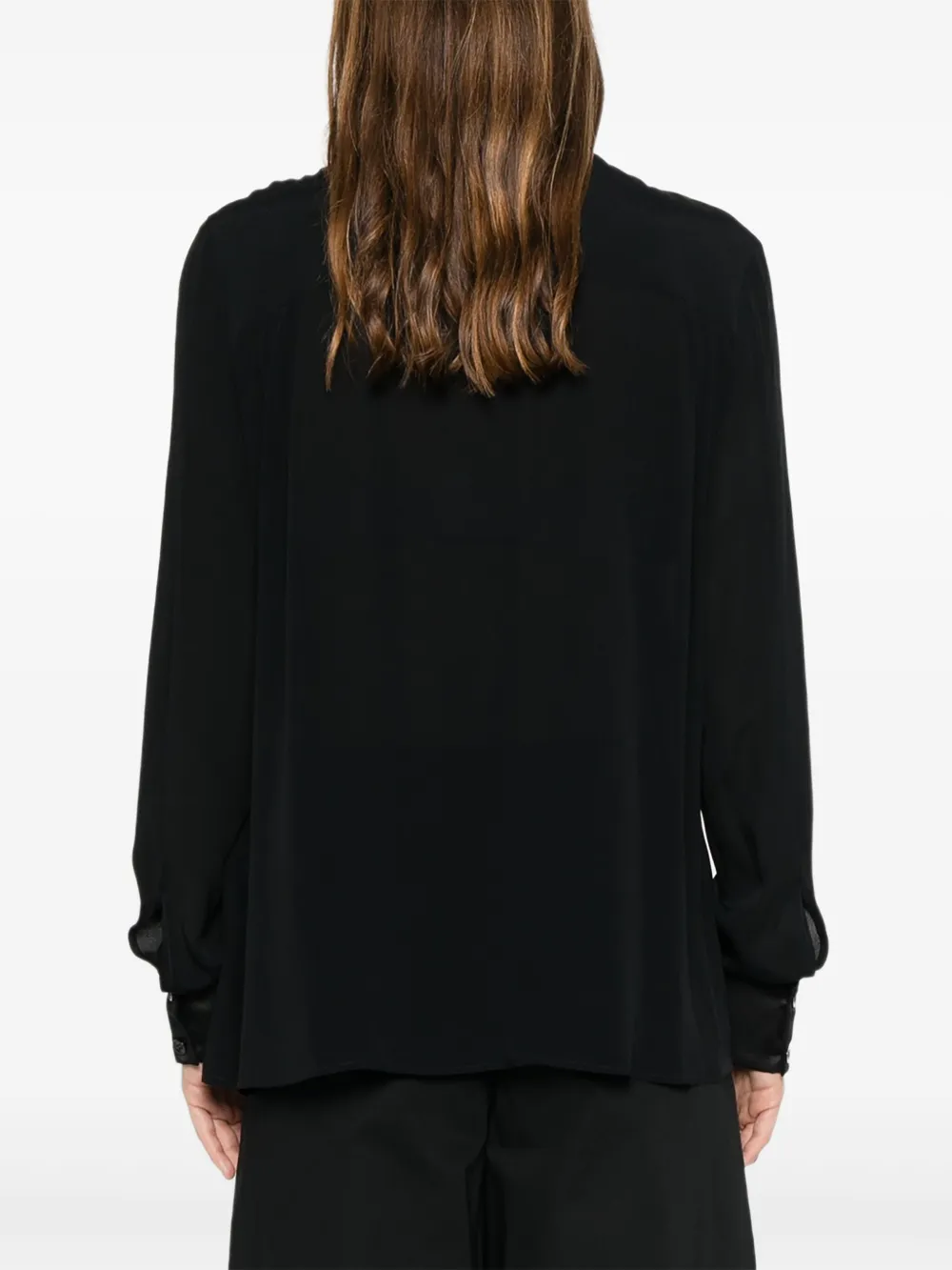 PT Torino Blouse met lange mouwen Zwart