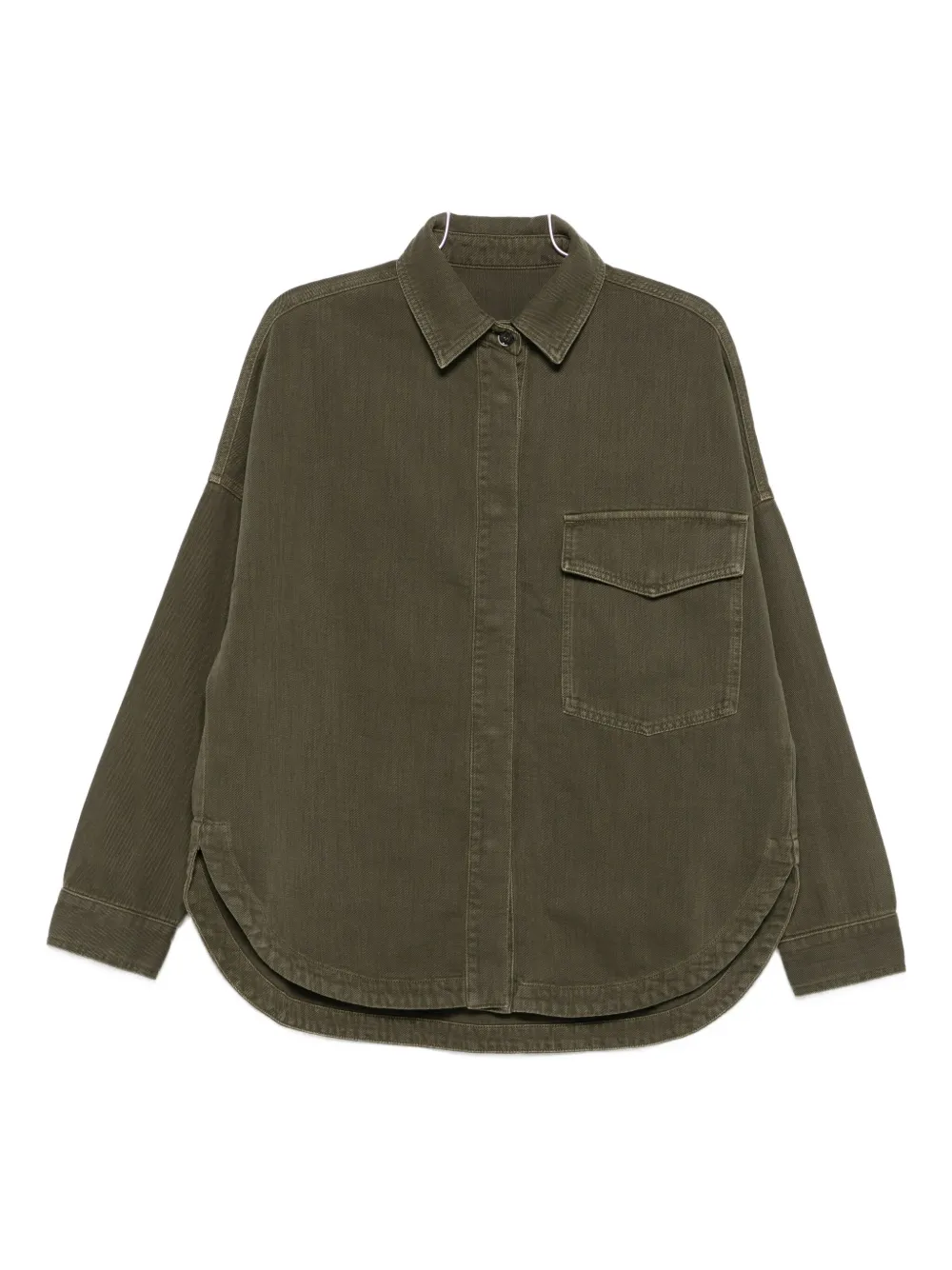 Nine In The Morning pocket shirt jacket - Verde