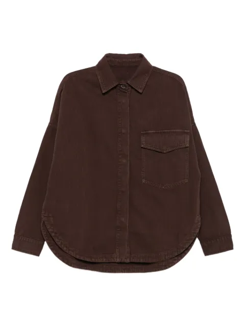 Nine In The Morning camisa con dobladillo curvo