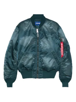 Alpha Industries CWU 45/P Bomber Jacket | Blue | FARFETCH ZA