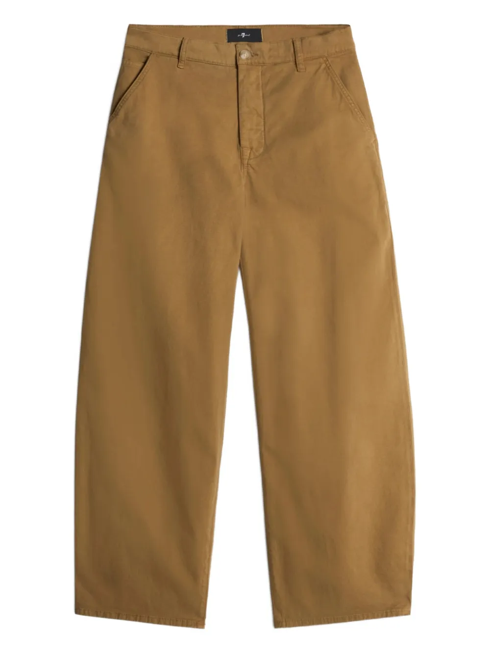 7 For All Mankind Bonnie Trousers In Brown