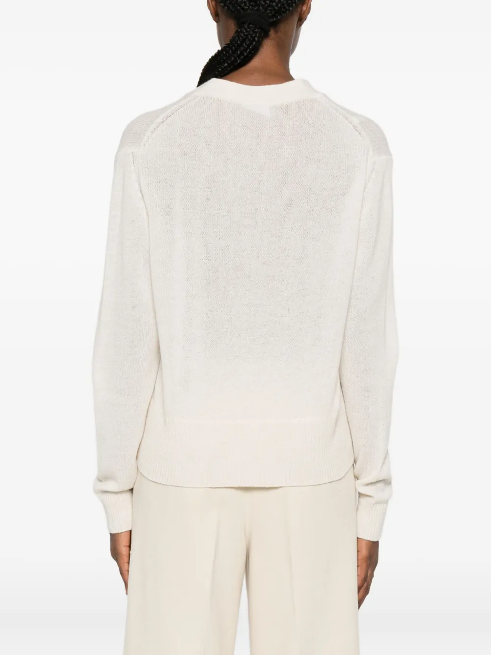 Paul Smith Cashmere Cardigan In Neutral