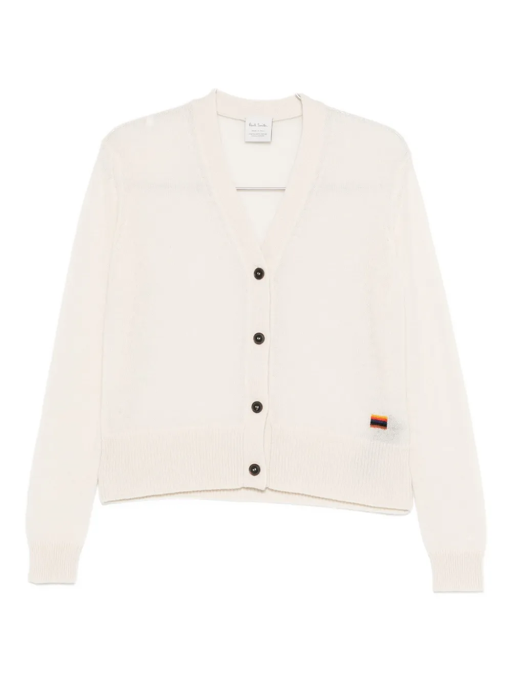 Paul Smith Cashmere Cardigan In Neutral