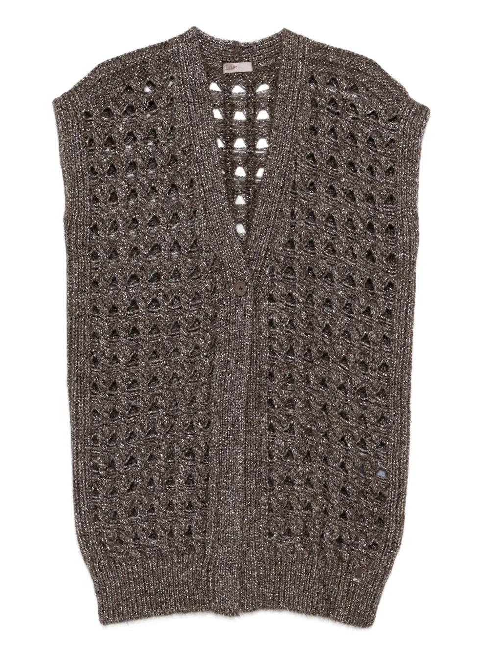 Herno open-knit cardigan | Brown | Image 1