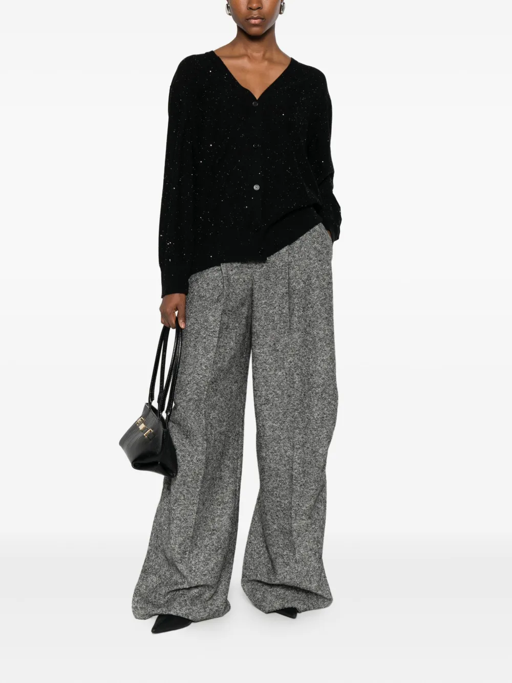 Fabiana Filippi Sweaters Black In Black
