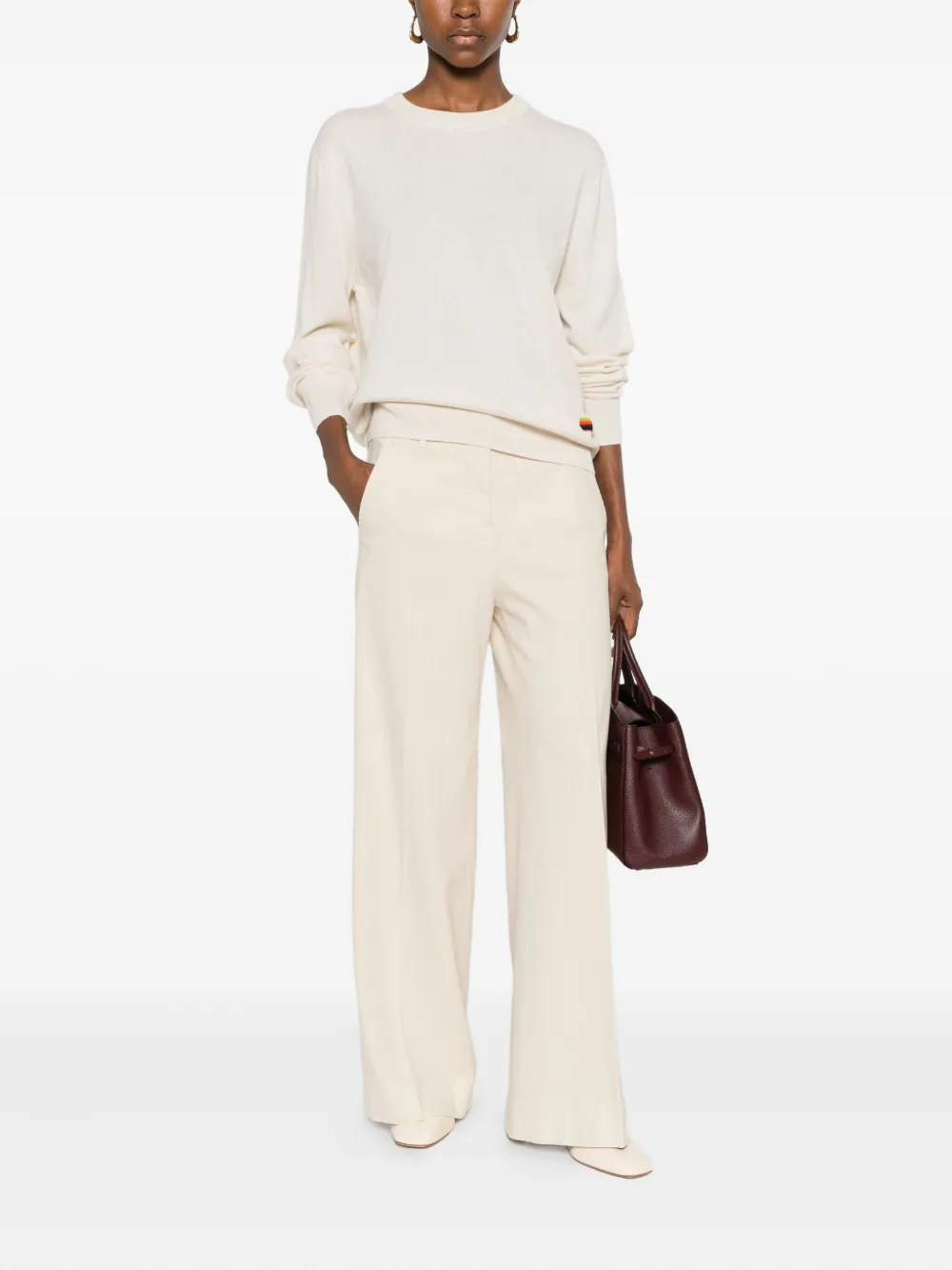 Paul Smith Crew-neck Sweater In White