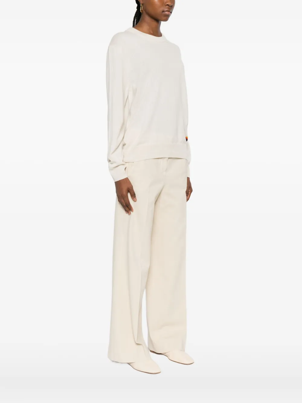 Paul Smith Crew-neck Sweater In White