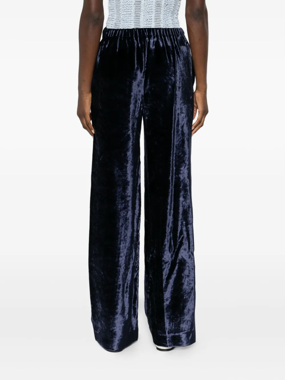 Incotex Fluwelen broek Blauw